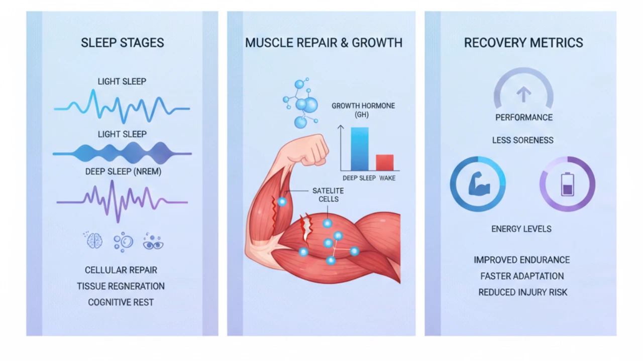 Read more about the article Sleep and Muscle Recovery Explained: Are You Sleeping Enough?